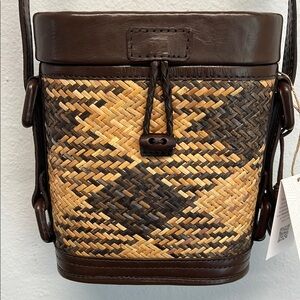 The Sak | Rattan & Leather Crossbody Bag ✨